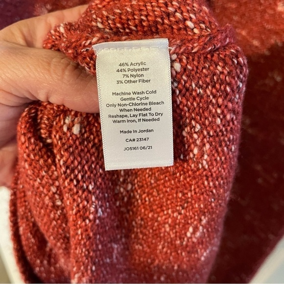 Talbots Pointelle Knit Shift Sweater Dress - Picture 10 of 10